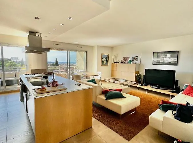 Antibes Maeva Sea View Swimming Pool Air Conditioning And Parking